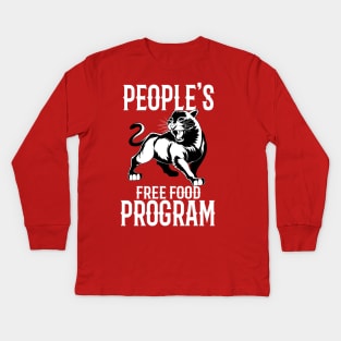 People's Free Food Program Black Panther Party 1966 Kids Long Sleeve T-Shirt